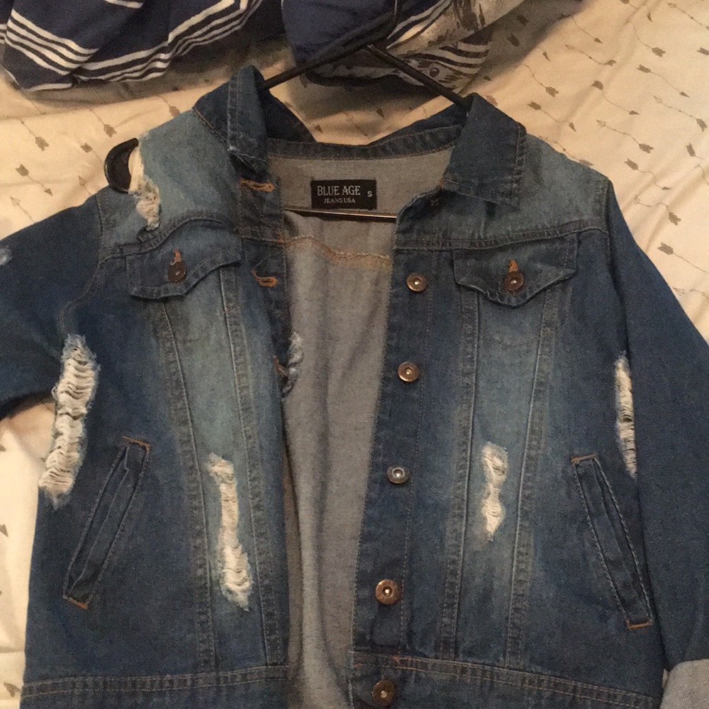 Ripped Jean jacket